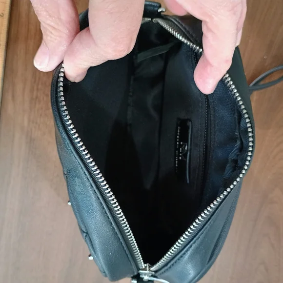 Rebecca Minkoff Black Quilted Crossbody Bag - Picture 8 of 8